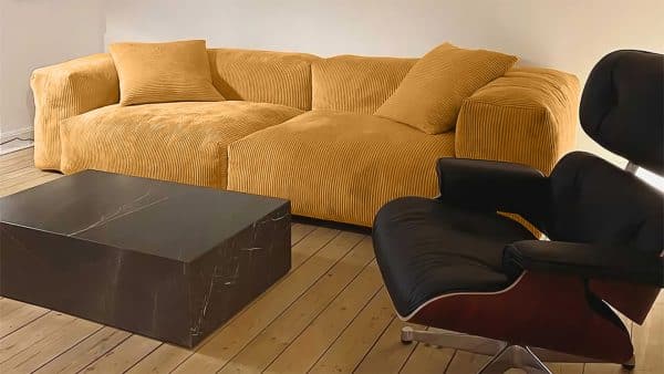 Диван Фиджи двухсекционный (большой) Cilium Umber Нераскладной (273х116х62см) — изображение 2