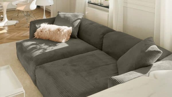 Диван Фиджи двухсекционный (большой и глубокий) Cilium Brown Нераскладной (273х137х62см) — изображение 2