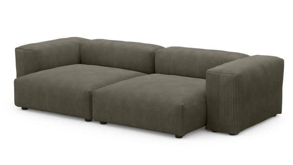 Диван Фиджи двухсекционный (большой и глубокий) Cilium Brown