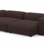 Диван Фиджи двухсекционный (большой и глубокий) Cilium Chocolate