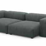 Диван Фиджи двухсекционный (большой и глубокий) Cilium Grafit