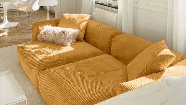 Диван Фиджи двухсекционный (большой и глубокий) Cilium Umber Нераскладной (273х137х62см) — изображение 2