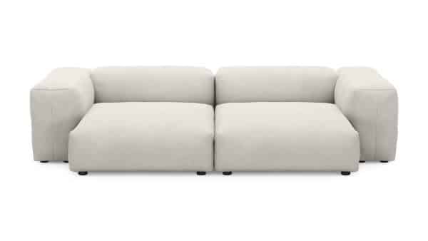 Диван Фиджи двухсекционный (большой и глубокий) Vivaldi 01 Нераскладной (273х137х62см) — изображение 2