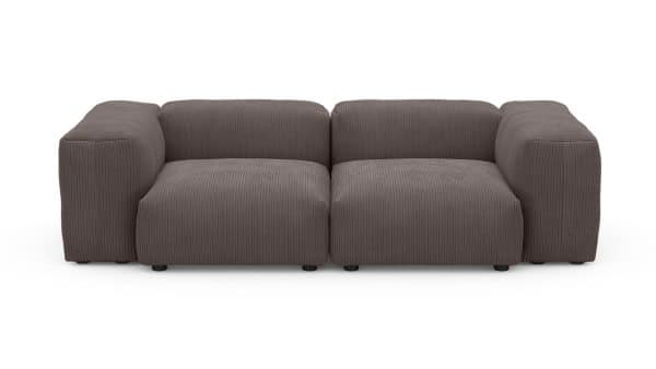Диван Фиджи двухсекционный (малый) Cilium Chocolate Нераскладной (231х116х62см) — изображение 2