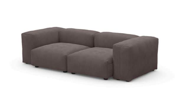 Диван Фиджи двухсекционный (малый) Cilium Chocolate