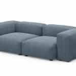 Диван Фиджи двухсекционный (малый) Cilium Indigo