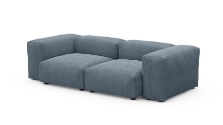 Диван Фиджи двухсекционный (малый) Cilium Indigo