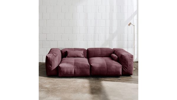 Диван Фиджи двухсекционный (малый) Velutto 15 Нераскладной (231х116х62см) — изображение 2