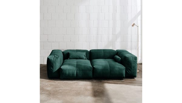 Диван Фиджи двухсекционный (малый) Velutto 20 Нераскладной (231х116х62см) — изображение 2