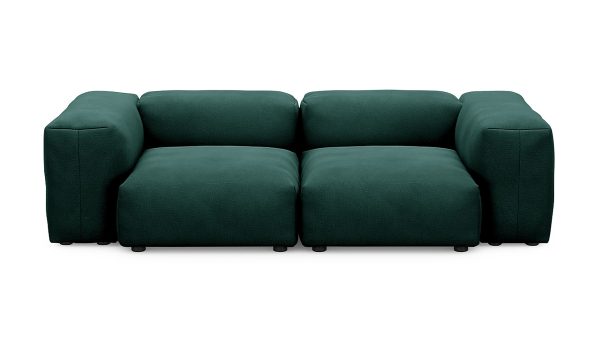 Диван Фиджи двухсекционный (малый) Velutto 20 Нераскладной (231х116х62см) — изображение 3