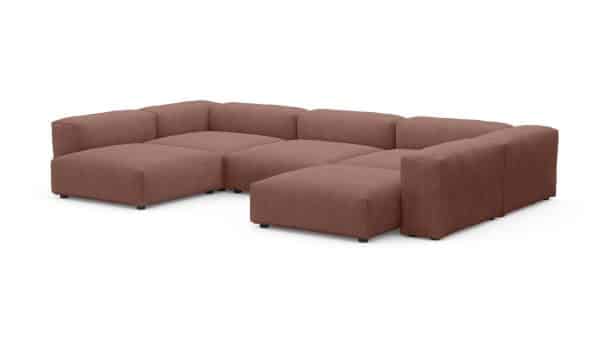 Диван Фиджи (П-образный) Cilium Coral