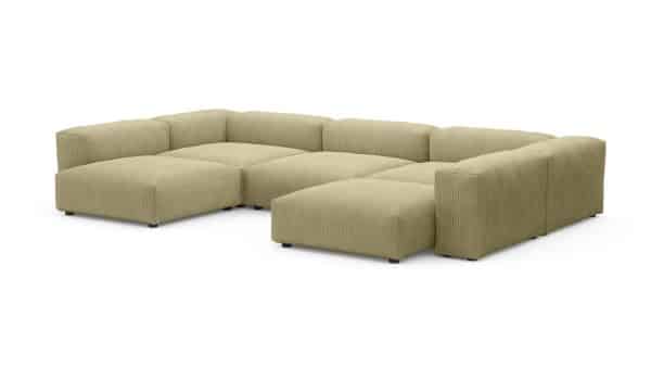 Диван Фиджи (П-образный) Cilium Cream