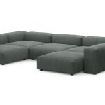 Диван Фиджи (П-образный) Cilium Grafit