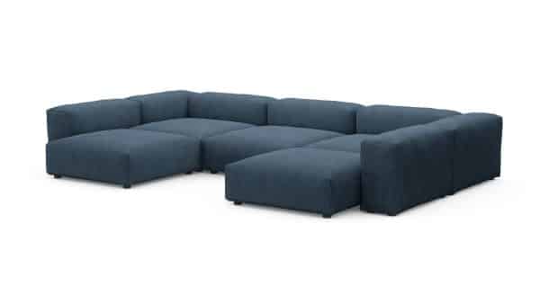 Диван Фиджи (П-образный) Cilium Indigo
