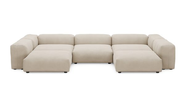 Диван Фиджи (П-образный) Velutto 16 Нераскладной (378х242х62см) — изображение 2