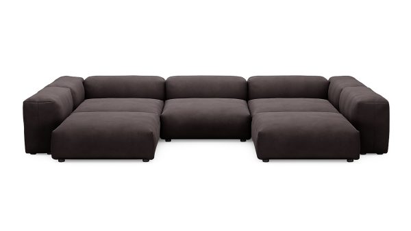 Диван Фиджи (П-образный) Velutto 19 Нераскладной (378х242х62см) — изображение 2