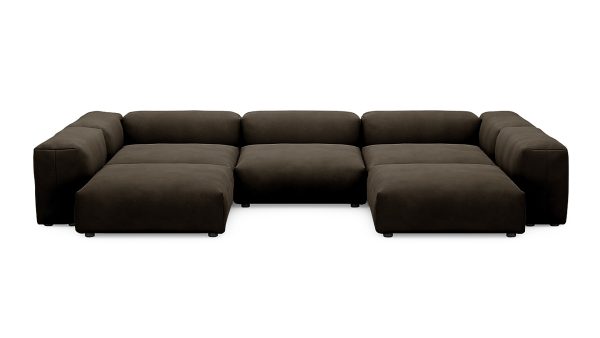 Диван Фиджи (П-образный) Velutto 23 Нераскладной (378х242х62см) — изображение 2