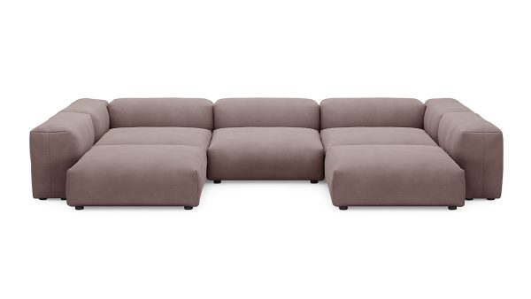 Диван Фиджи (П-образный) Velutto 37 Нераскладной (378х242х62см) — изображение 2