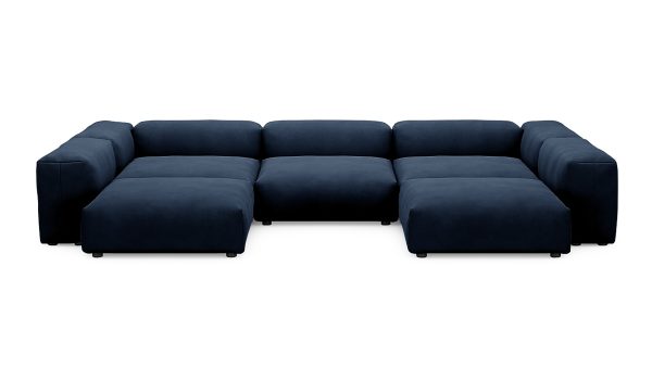 Диван Фиджи (П-образный) Velutto 54 Нераскладной (378х242х62см) — изображение 2