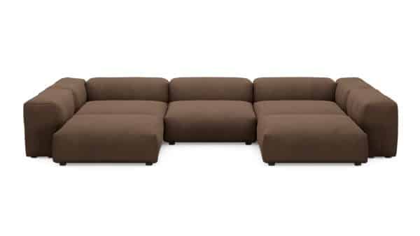 Диван Фиджи (П-образный) Vivaldi 23 Нераскладной (378х242х62см) — изображение 2