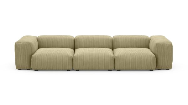 Диван Фиджи трехсекционный Cilium Cream Нераскладной (315х116х62см) — изображение 2