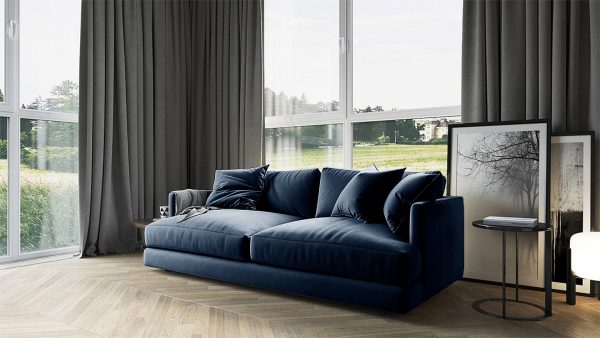 Диван Ибица Velutto 54 Еврокнижка (215х116х93см) — изображение 2