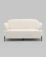 Диван Кэнди ткань букле белый — изображение 3