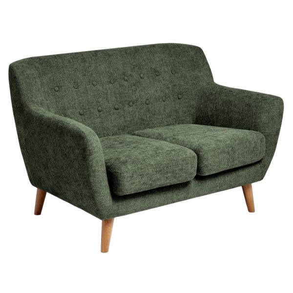 Диван Picasso двухместный зелёный, шенилл — изображение 3