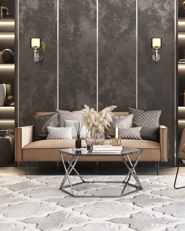 Диван прямой Кассель велюр бежевый — изображение 3