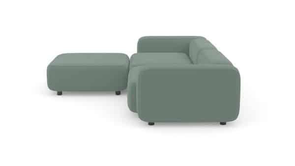 Диван с оттоманкой Баббл Vivaldi 10 Нераскладной (273х221х62см) — изображение 3