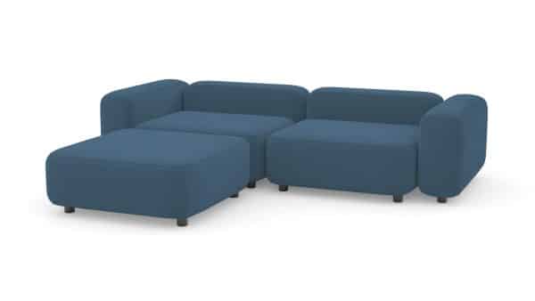 Диван с оттоманкой Баббл Vivaldi 13