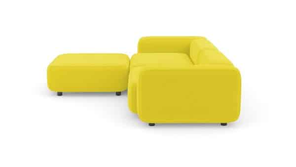 Диван с оттоманкой Баббл Vivaldi 15 Нераскладной (273х221х62см) — изображение 3