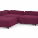 Диван с оттоманкой Баббл Vivaldi 35