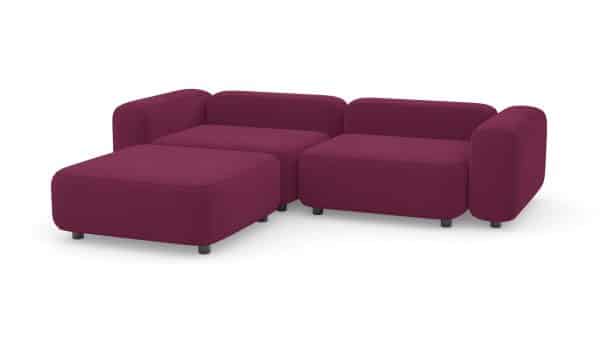 Диван с оттоманкой Баббл Vivaldi 35