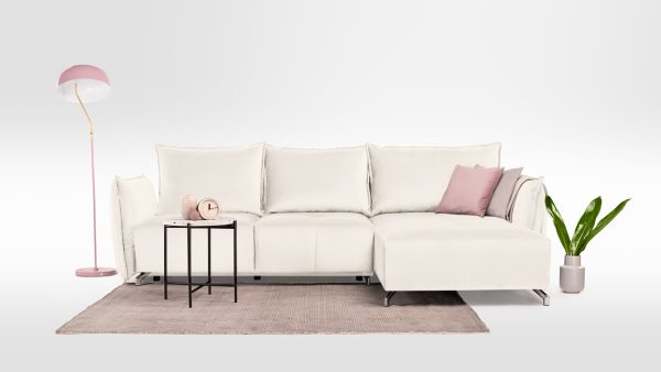 Диван с оттоманкой Дельта Лайт Vivaldi 02 Еврокнижка (325х186х100см) — изображение 2