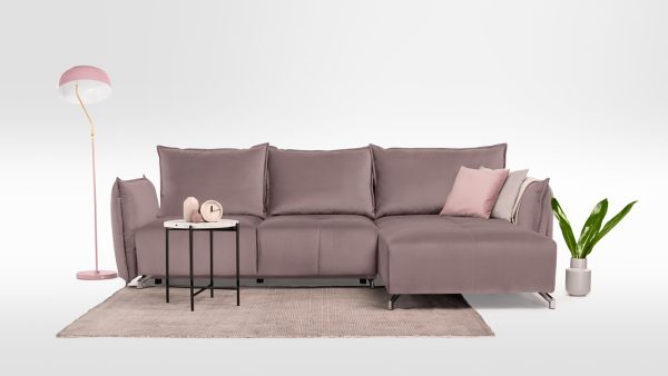 Диван с оттоманкой Дельта Лайт Vivaldi 28 Еврокнижка (325х186х100см) — изображение 2