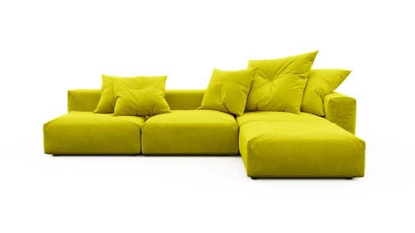 Диван с оттоманкой Фиджи (большой) Vivaldi 15 Нераскладной (347х221х62см) — изображение 2