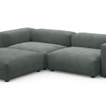 Диван с оттоманкой Фиджи Cilium Grafit