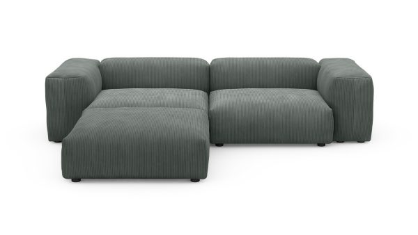 Диван с оттоманкой Фиджи Cilium Grafit Нераскладной (273х221х62см) — изображение 3