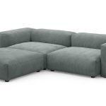 Диван с оттоманкой Фиджи Cilium Steel