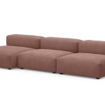 Диван с оттоманкой Фиджи (малый) Cilium Coral