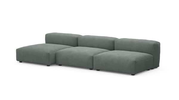 Диван с оттоманкой Фиджи (малый) Cilium Grafit