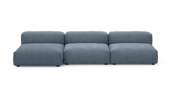 Диван с оттоманкой Фиджи (малый) Cilium Indigo Нераскладной (315х137х62см) — изображение 3