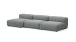 Диван с оттоманкой Фиджи (малый) Cilium Steel