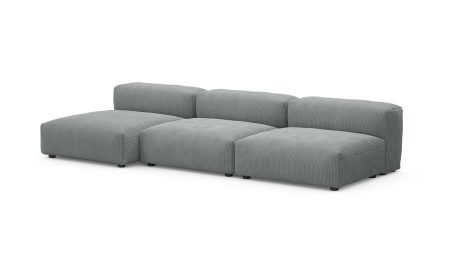 Диван с оттоманкой Фиджи (малый) Cilium Steel
