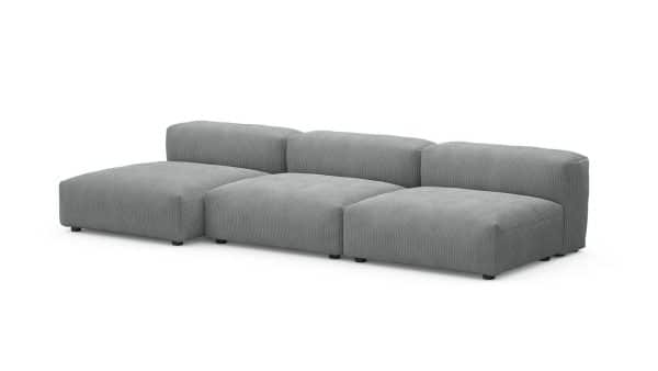 Диван с оттоманкой Фиджи (малый) Cilium Steel