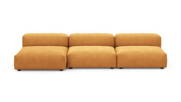 Диван с оттоманкой Фиджи (малый) Cilium Umber Нераскладной (315х137х62см) — изображение 2