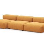 Диван с оттоманкой Фиджи (малый) Cilium Umber