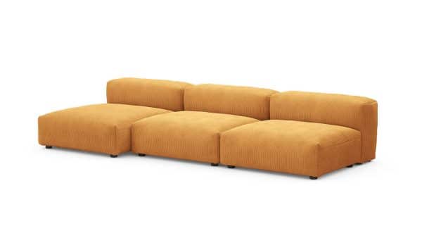 Диван с оттоманкой Фиджи (малый) Cilium Umber