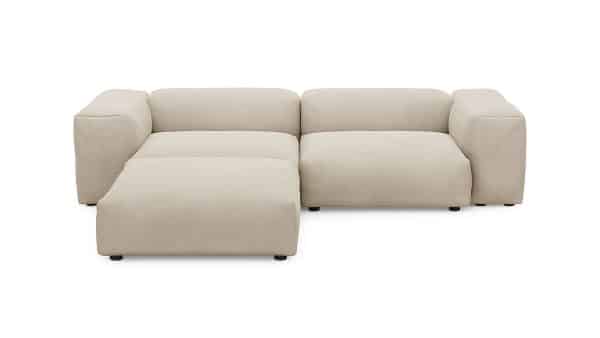 Диван с оттоманкой Фиджи Velutto 16 Нераскладной (273х221х62см) — изображение 2